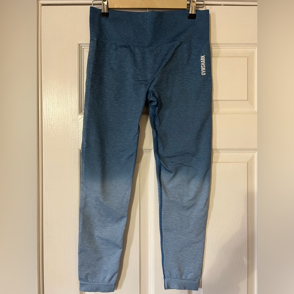 Gymshark Adapt Ombre Seamless Leggings - Light Blue Marl/Blue